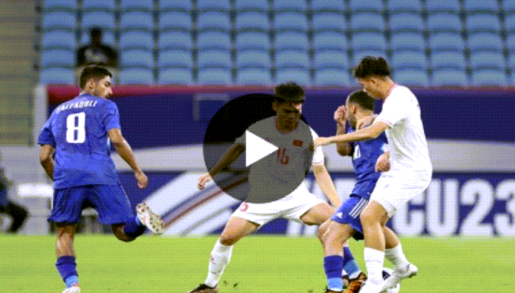 Video bóng đá U23 Việt Nam – U23 Kuwait: Điên rồ 2 thẻ đỏ, người hùng ghế dự bị (U23 châu Á)