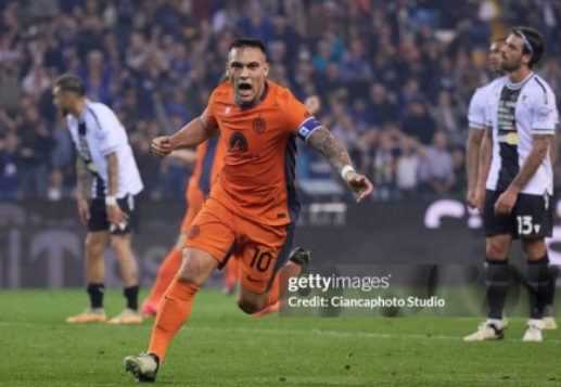 Kết quả bóng đá Udinese – Inter Milan: Vỡ òa phút 90+5, ngược dòng cảm xúc (Serie A)