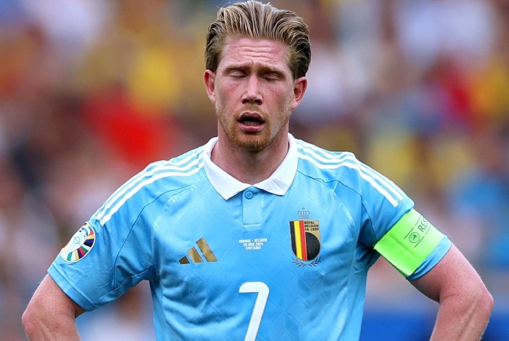 De Bruyne đã trải qua những giây phút khó khăn trước Ukraine