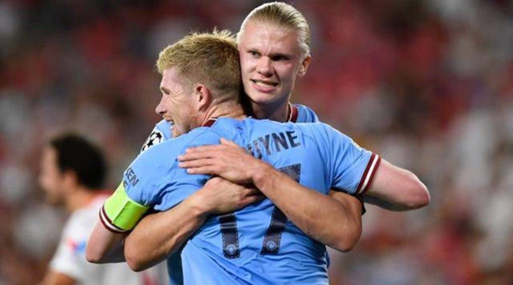 Haaland và De Bruyne