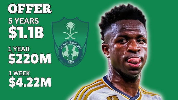 Vinicius “đi đêm” với đại gia Saudi Arabia, khả năng chia tay Real gây sốc