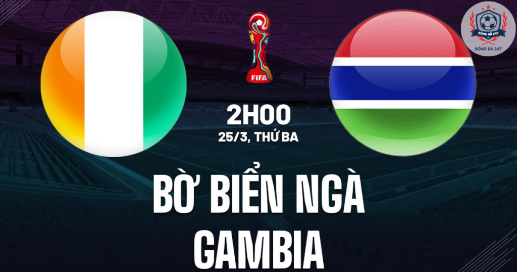 Nhận định Bờ Biển Ngà vs Gambia 2h00 ngày 25/3