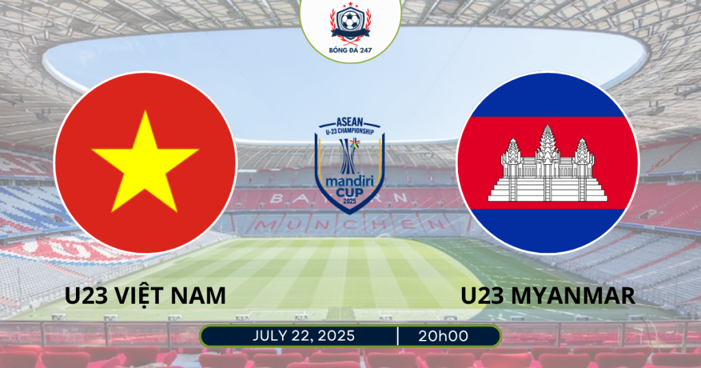 Nhận định U23 Việt Nam vs U23 Campuchia 20h00 ngày 22/7/2025
