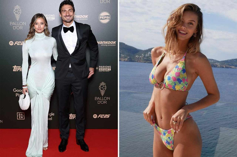 Mats Hummels quấn quýt bên bạn gái mới là siêu mẫu, bị vợ cũ tố vô tâm