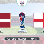 Nhận định Latvia vs Anh, 01h45 ngày 15/10 - Vòng loại World Cup 2026