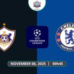 Nhận định Qarabag vs Chelsea, 00h45 ngày 06/11 - UEFA Champions League