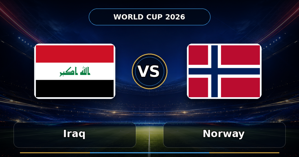 Nhận định Iraq vs Na Uy (05h00 ngày 17/6): “Quái thú” Haaland xuất trận