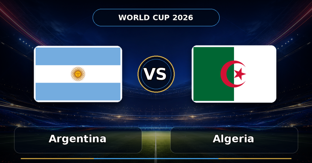 Nhận định bóng đá Argentina vs Algeria, 08:00 ngày 17/06/2026: Nhà vua thị uy sức mạnh