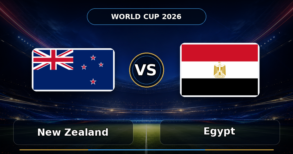 Nhận định New Zealand vs Ai Cập (08h00 ngày 22/06): Giải mã “long mạch” bảng G World Cup 2026