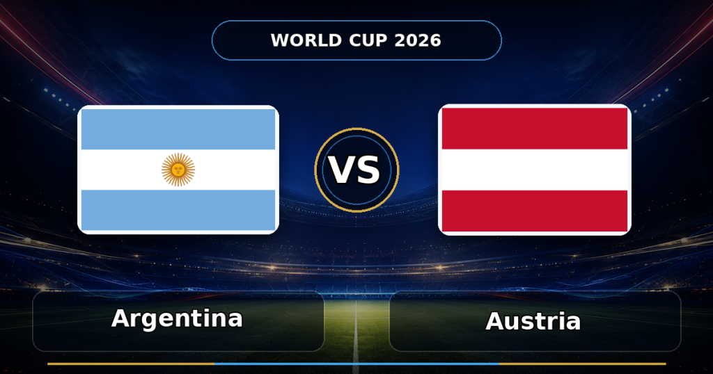 Nhận định Argentina vs Áo, 00:00 ngày 23/06: Đẳng cấp nhà vua | World Cup 2026