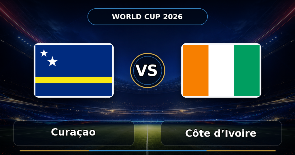 Nhận định, soi kèo Curaçao vs Bờ Biển Ngà 03:00 ngày 26/06/2026: Lốc xoáy Caribe!