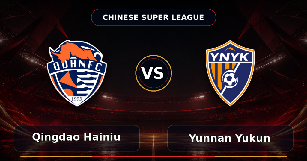 Nhận định bóng đá Qingdao Hainiu vs Yunnan Yukun, 18h35 ngày 26/06/2026: Bữa tiệc tấn công rực lửa