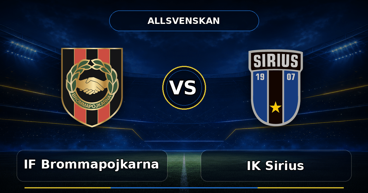 Nhận định Brommapojkarna vs IK Sirius, 21h30