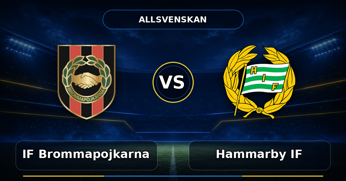 Nhận định IF Brommapojkarna vs Hammarby IF (19:00