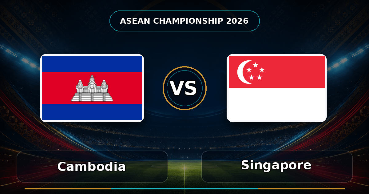 Nhận định Campuchia vs Singapore (19h00