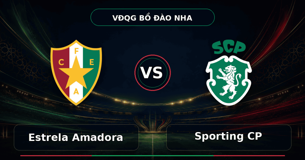 Nhận định Estrela Amadora vs Sporting CP