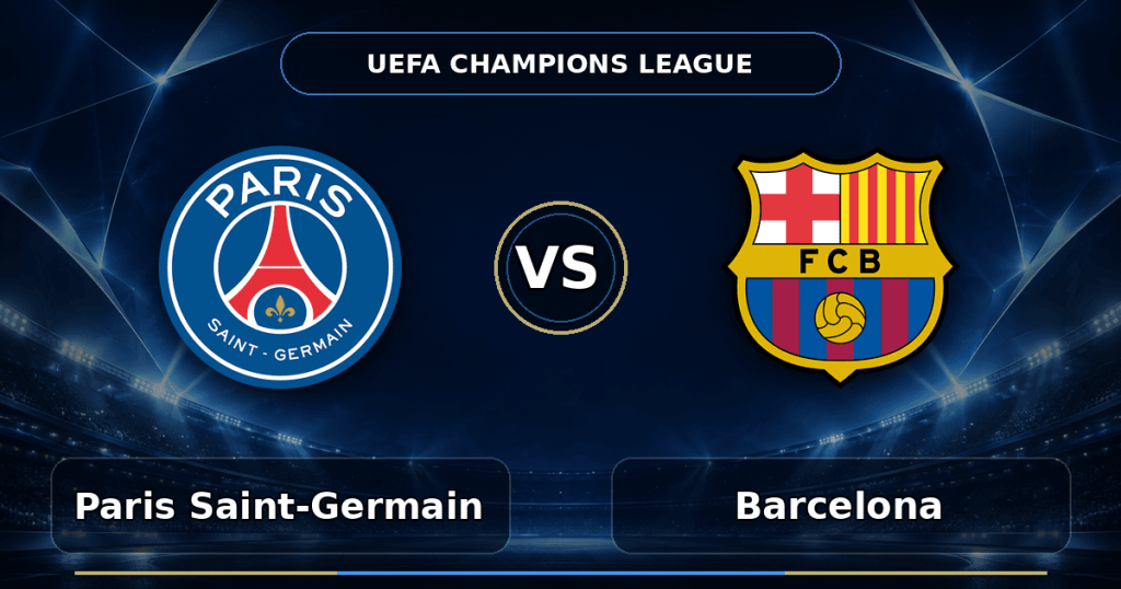 Nhận định PSG vs Barcelona - Match Card