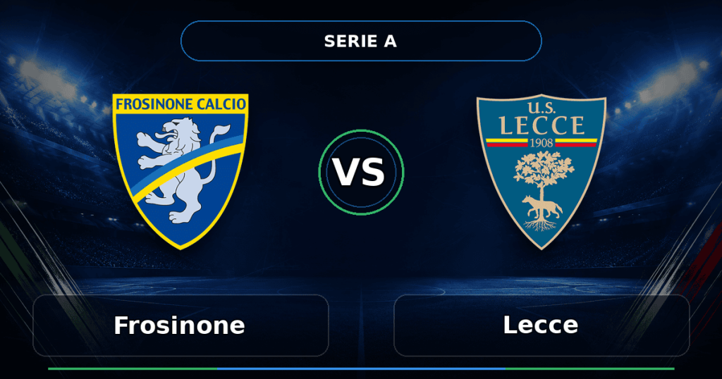 Nhận định Frosinone vs Lecce - Match Card