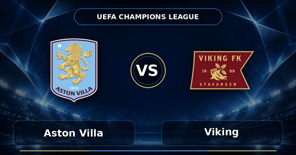 Nhận định Aston Villa vs Viking - Match Card