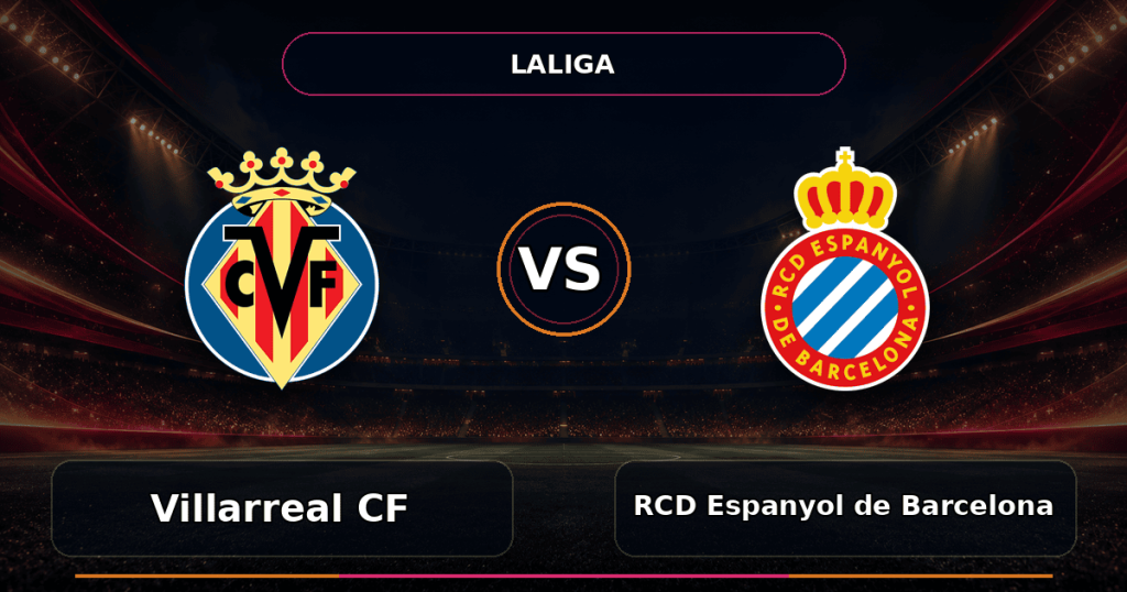 Nhận định Villarreal CF vs RCD Espanyol de Barcelona - Match Card