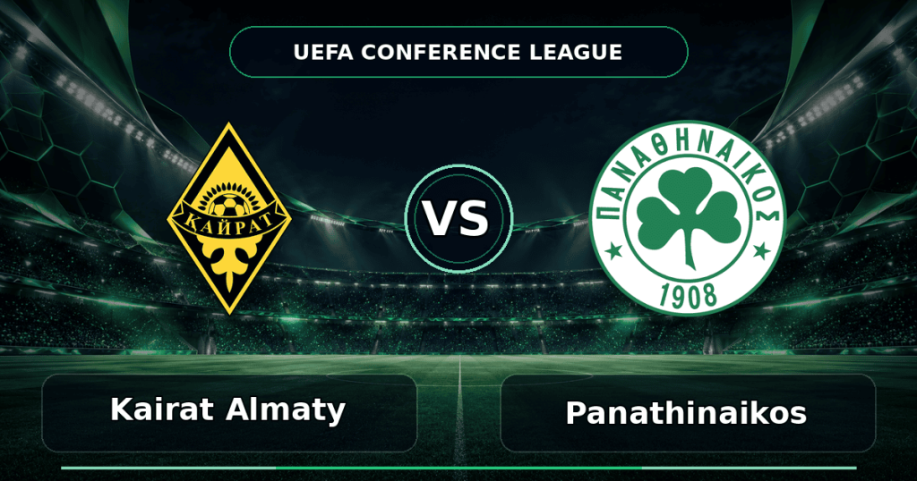 Nhận định Kairat Almaty vs Panathinaikos - Match Card