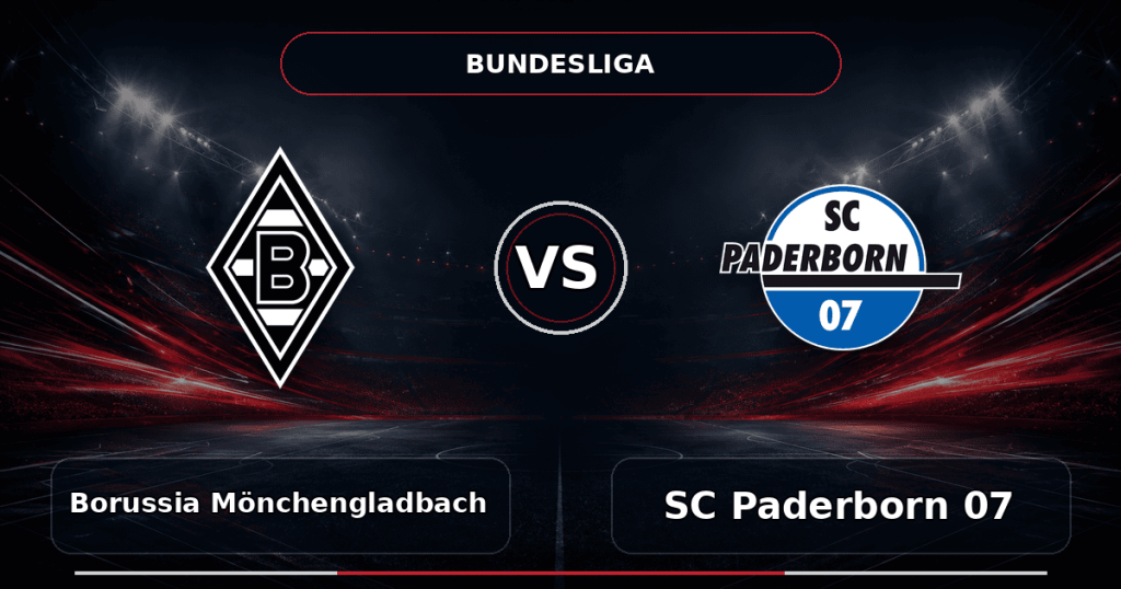 Nhận định Borussia Mönchengladbach vs SC Paderborn 07 - Match Card