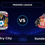Nhận định Coventry City vs Sunderland - Match Card