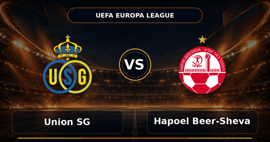 Nhận định Union SG vs Hapoel Beer-Sheva - Match Card