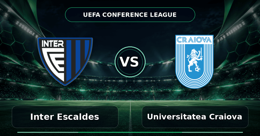 Nhận định Inter Escaldes vs Universitatea Craiova - Match Card