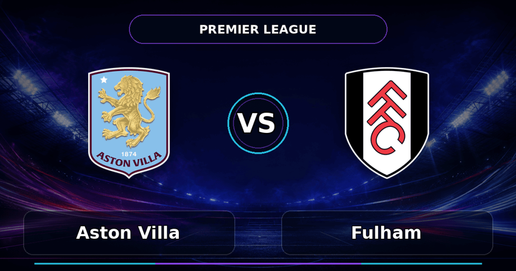 Nhận định Aston Villa vs Fulham - Match Card