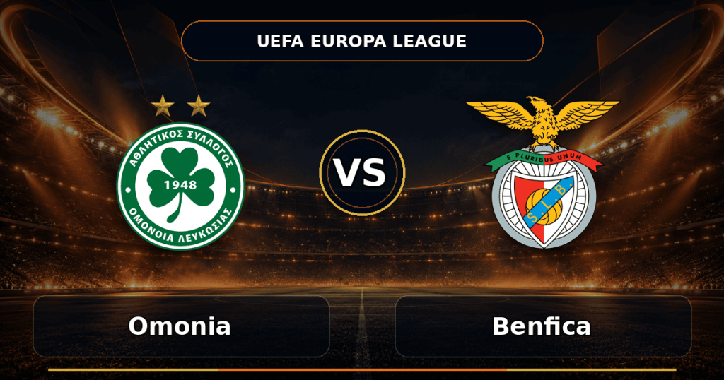 Nhận định Omonia vs Benfica - Match Card