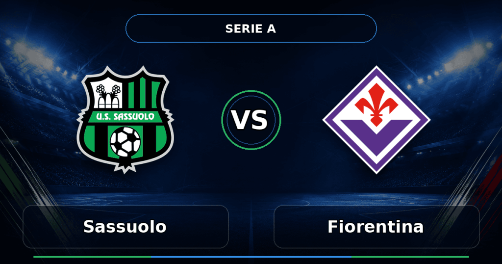 Nhận định Sassuolo vs Fiorentina - Match Card