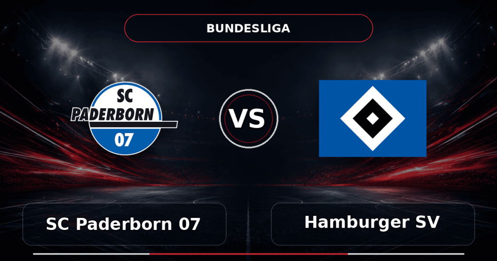 Nhận định SC Paderborn 07 vs Hamburger SV - Match Card