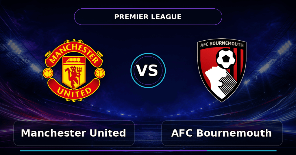 Nhận định Manchester United vs AFC Bournemouth - Match Card