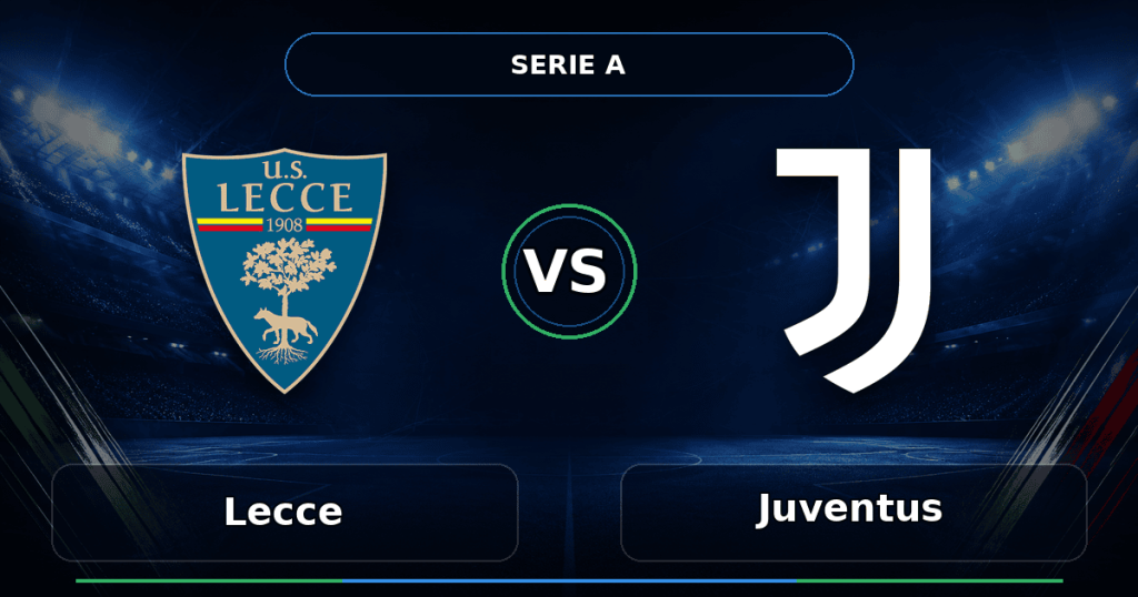 Nhận định Lecce vs Juventus - Match Card